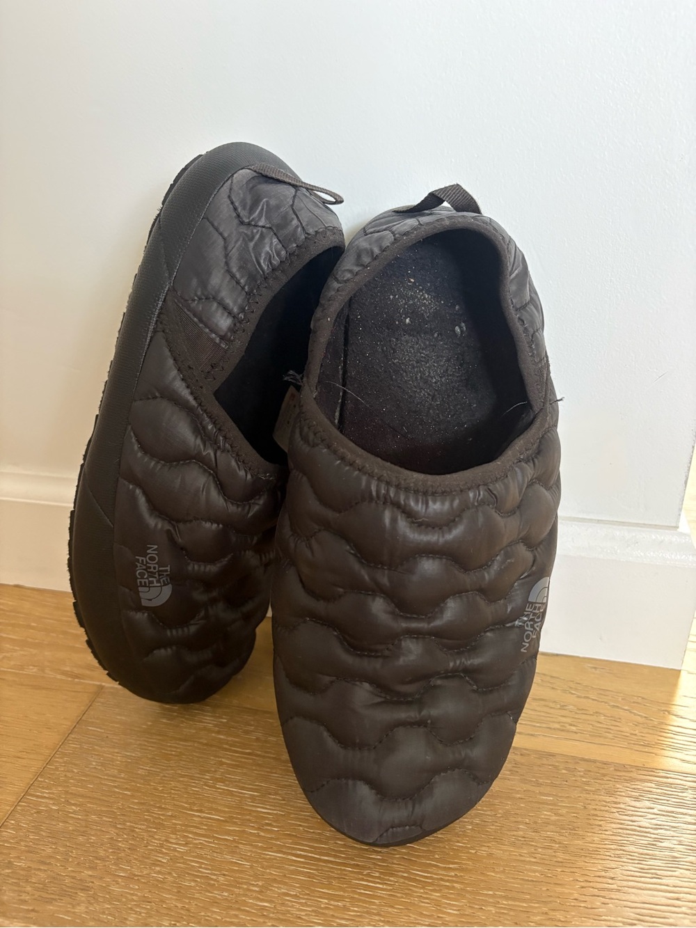 The North Face Men’s Quilted Slip-On Loafers — Black